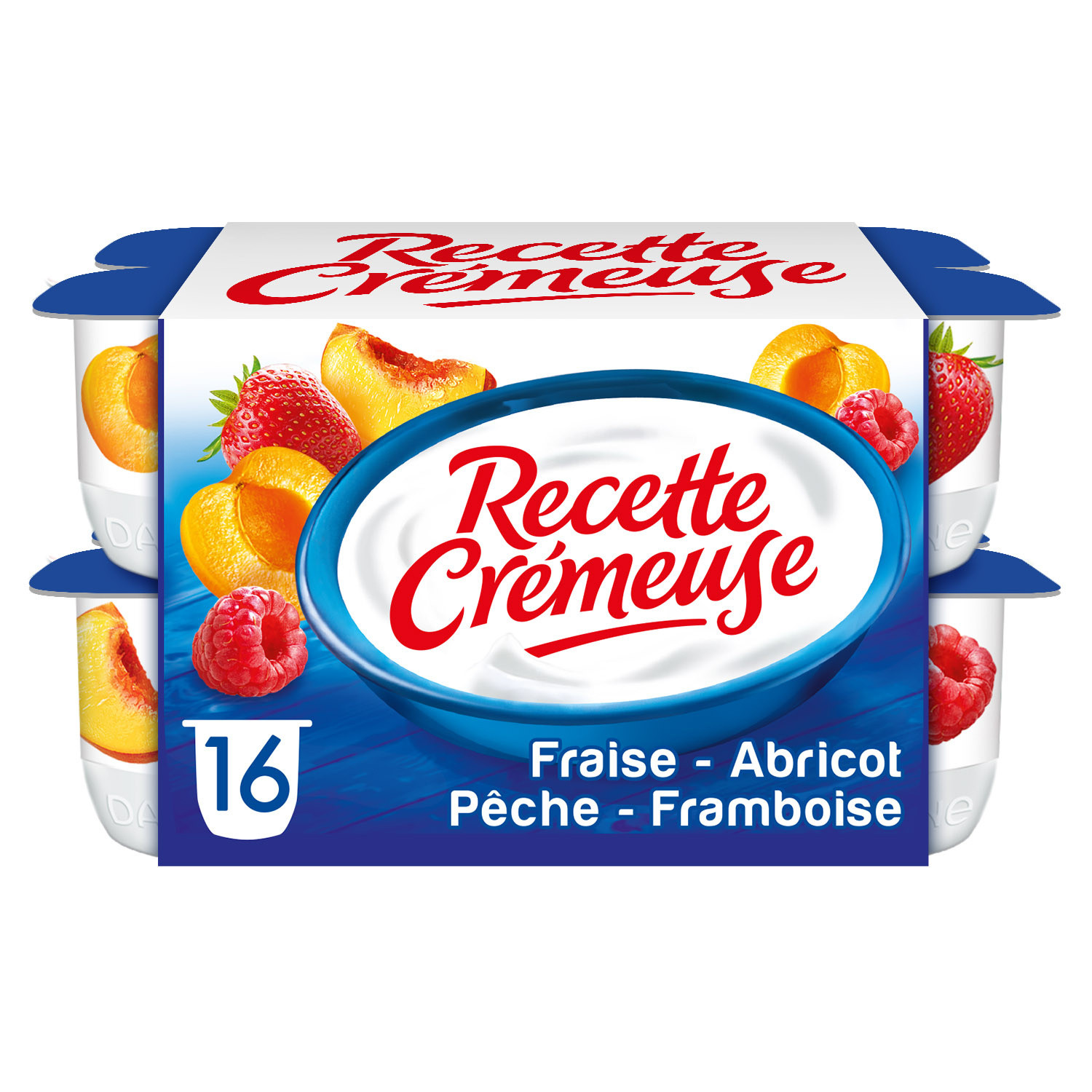 RECETTE CREMEUSE Yaourt aux fruits DANONE RECETTE CREMEUSE code EAN 3033491010071 