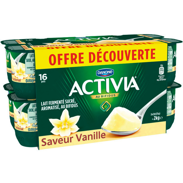 Activia saveur vanille