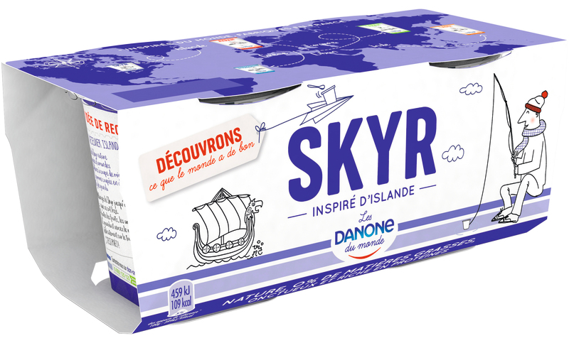 SKYR NATURE 2X140G Danone