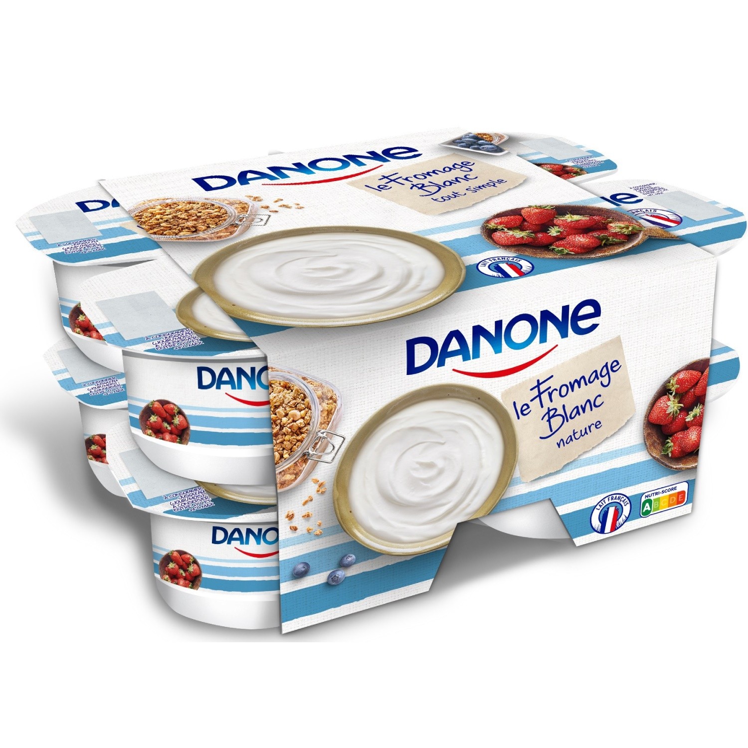 Fromage blanc nature DANONE