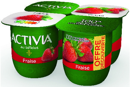  ACTIVIA FRAISE OFFRE DÉCOUVERTE code EAN 3033491313967 