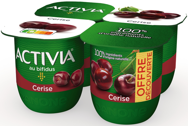 ACTIVIA FRUITS   CERISE Danone