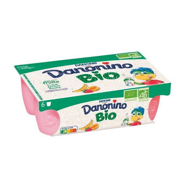 SUR LA GAMME DANONINO BIO DE DANONE  3033491383779 