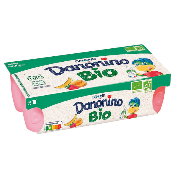 SUR LA GAMME DANONINO BIO DANONE  3033491388408 