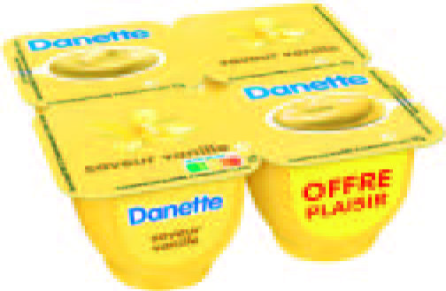  DANETTE SAVEUR VANILLE OFFRE PLAISIR  code EAN 3033491420467 