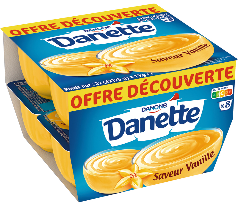 DANETTE SAVEUR VANILLE Danone