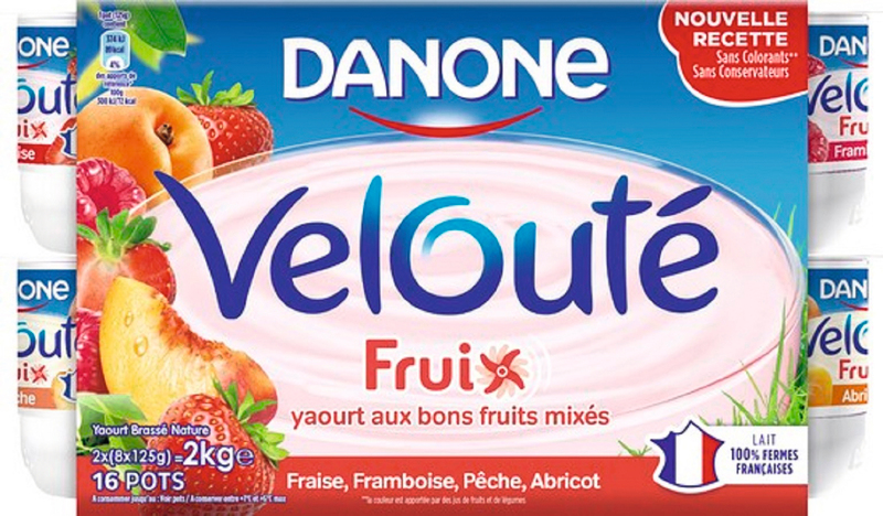 VELOUTÉ FRUIX PANACHÉ 125GX16 (1) Danone