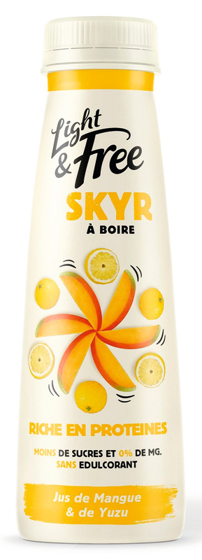 Light and Free SKYR À BOIRE MANGUE JUS DE YUZU Light and Free code EAN 3033491611926 