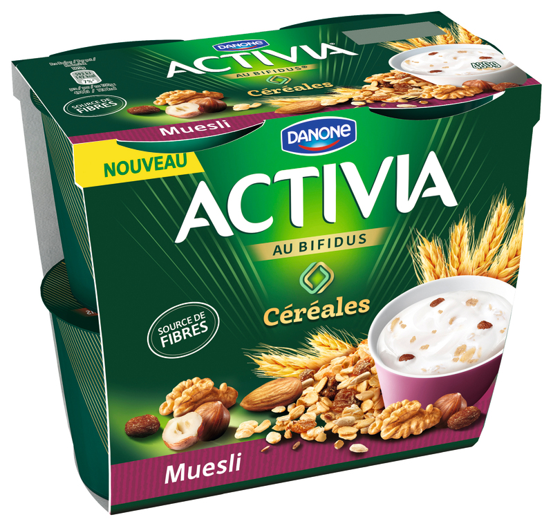 YAOURT AU BIFIDUS CÉRÉALES SAVEUR NOIX/CÉRÉALES...