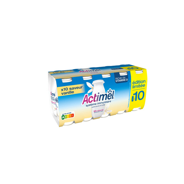  Actimel "Édition limitée" code EAN 3033491781001 