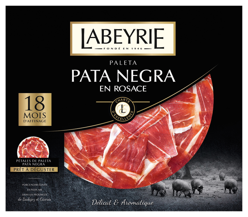 PLATEAU ASSIETTE CHARCUTERIE ROSACE PATA NEGRA ...