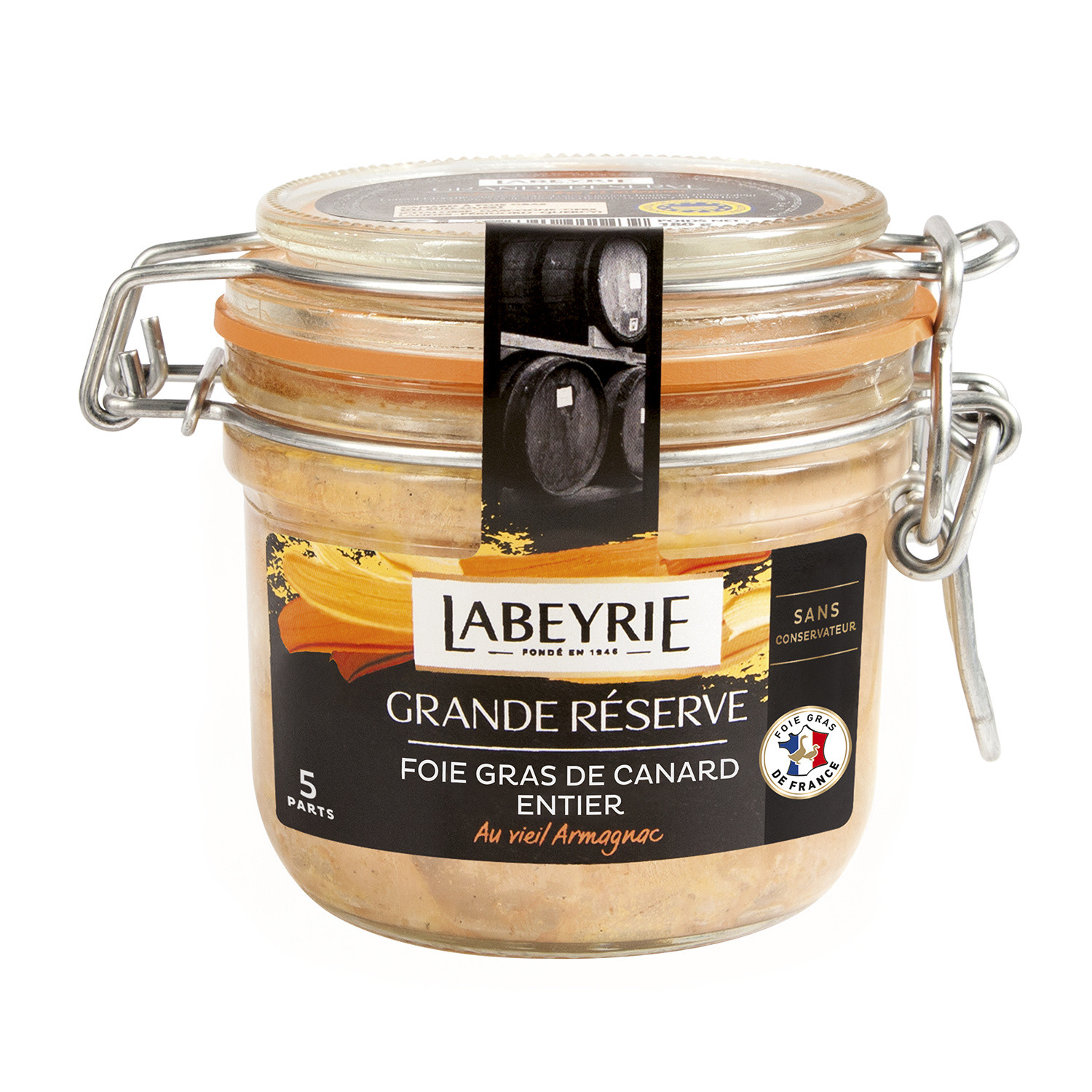 Foie gras de canard entier au vieil armagnac LA...