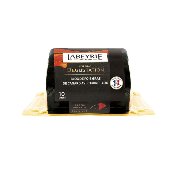 LABEYRIE Bloc de Foie gras de Canard avec morceaux 
"Dégustation" code EAN 3033610015178 