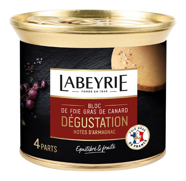 LABEYRIE BLOC DE FOIE GRAS DE CANARD DÉGUSTATION
 code EAN 3033610024484 