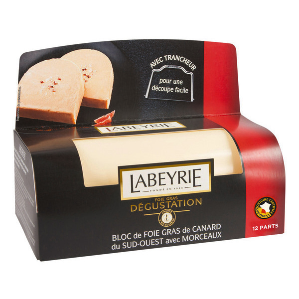 Bloc de fois gras de canard du Sud-Ouest avec 3...