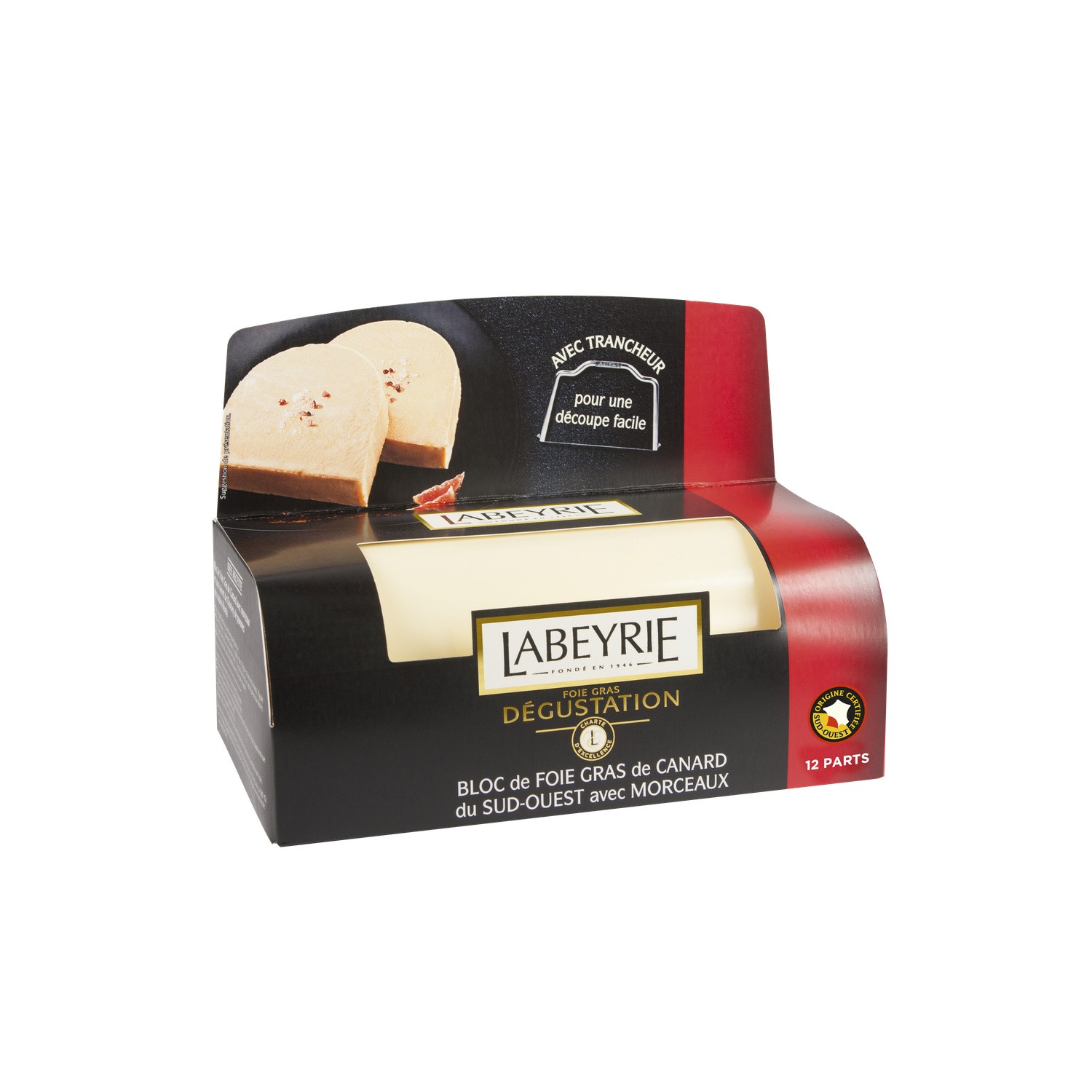 Bloc de foie gras de canard du sud ouest LABEYRIE