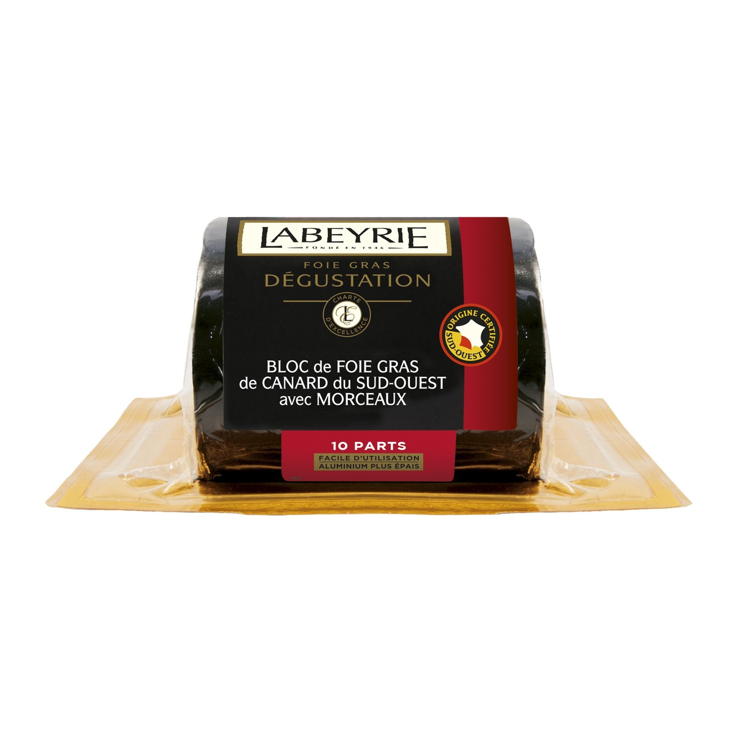 Bloc de foie gras de canard du sud ouest LABEYRIE