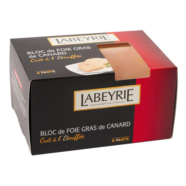 Bloc de foie gras de canard Cuit à l'étouffée