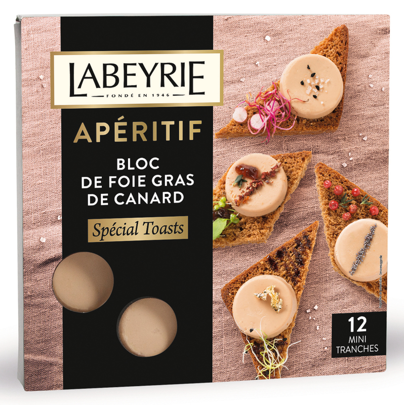 BLOC DE FOIE GRAS DE CANARD MINI TRANCHES LABEYRIE