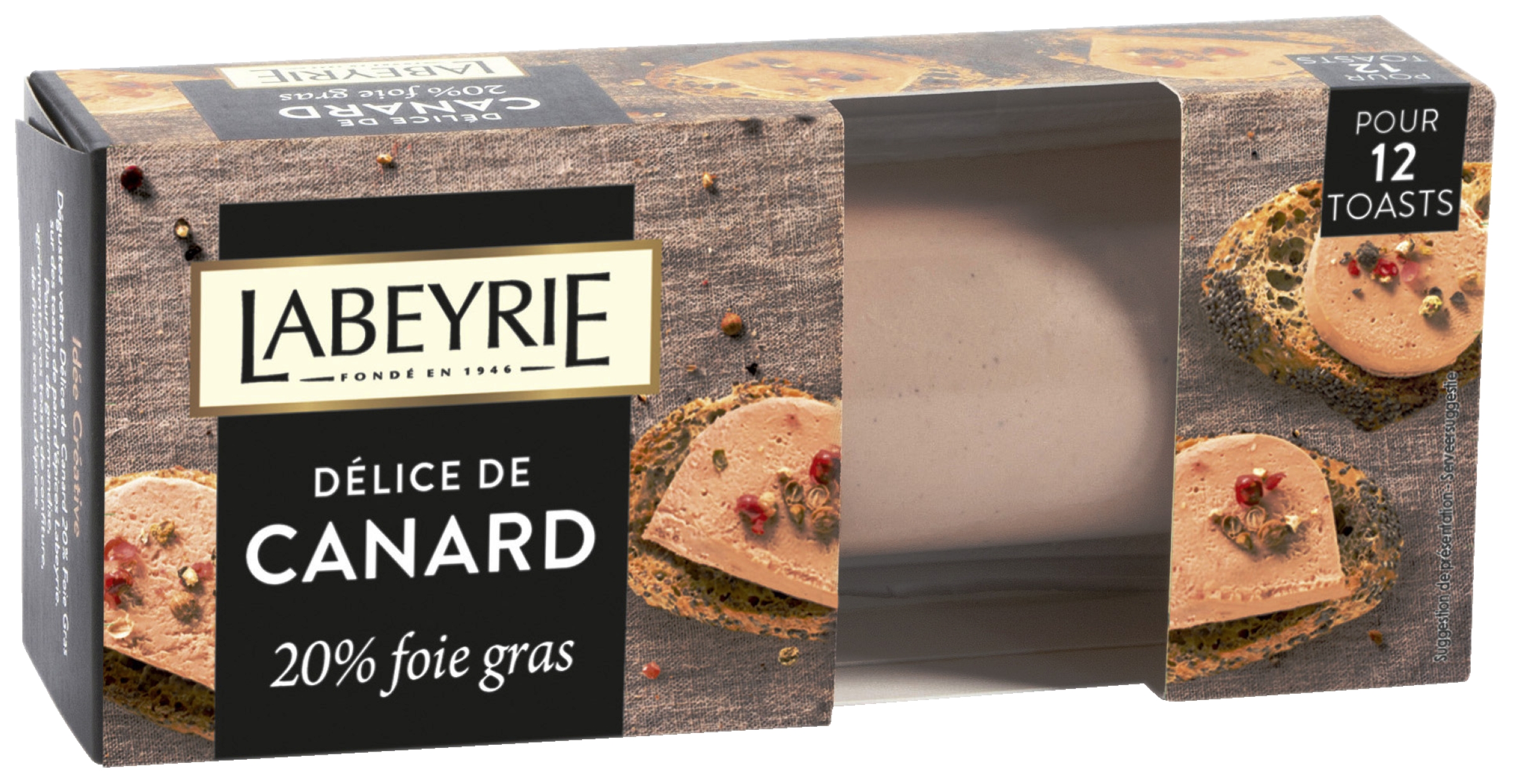 Délice de canard 20% foie gras Labeyrie