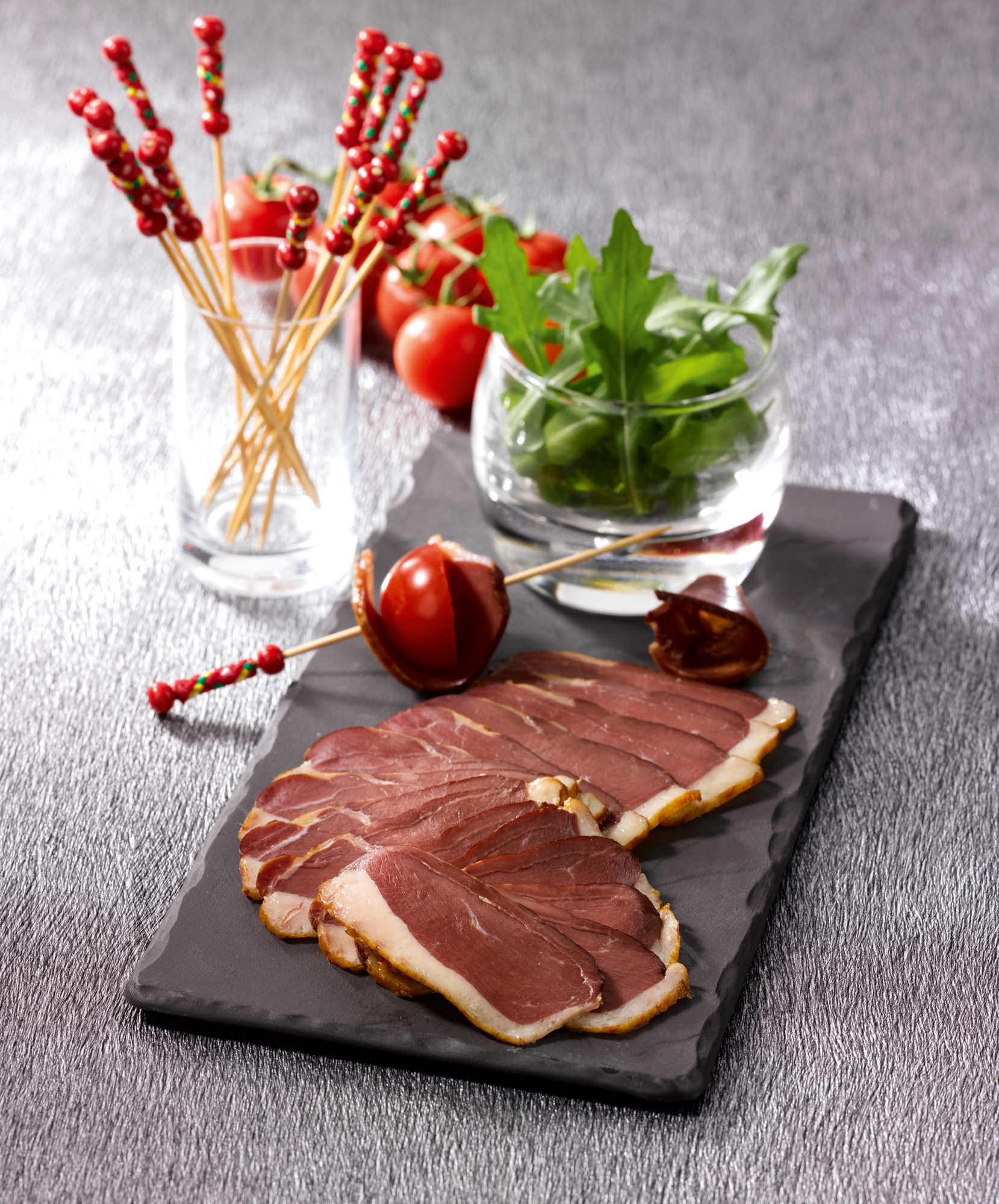 Magret de canard émincé fumé