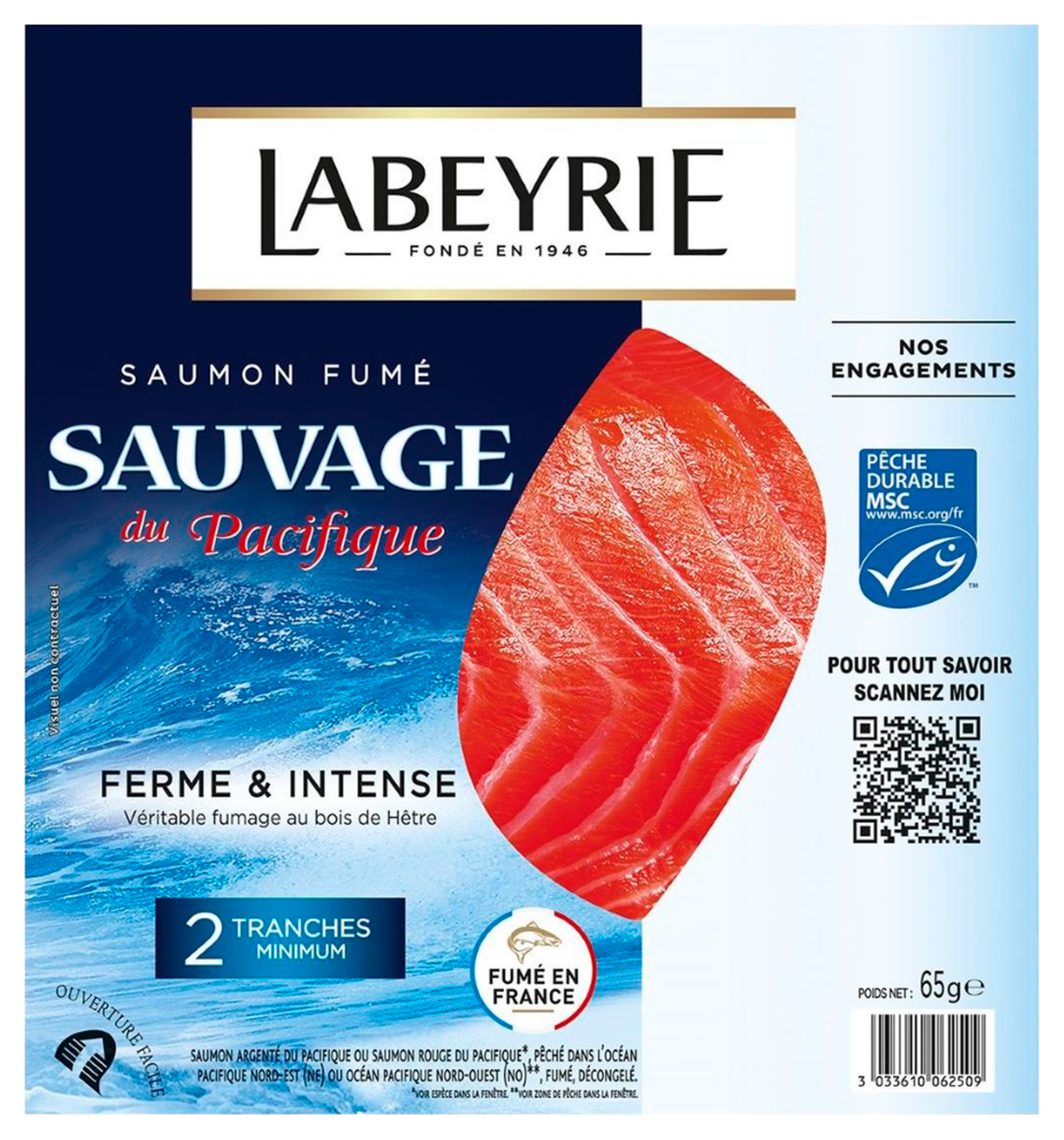 Labeyrie SUR LES PRODUITS PRÉSENTS EN MAGASIN DE LA GAMME code EAN 3033610062509 