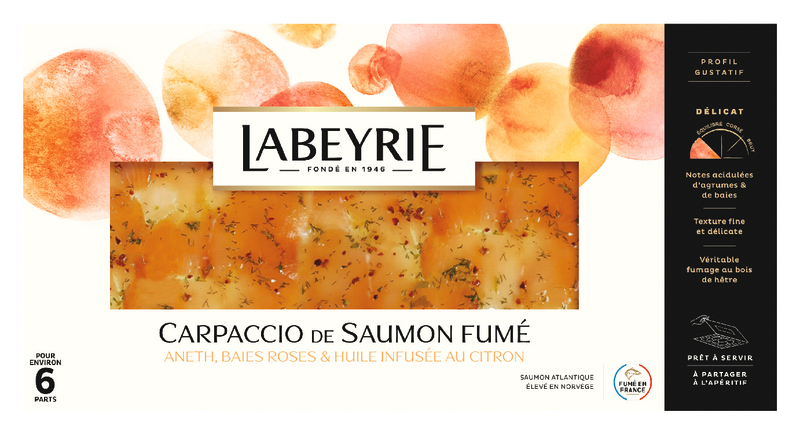 CARPACCIO ANETH BAIES ROSES LABEYRIE