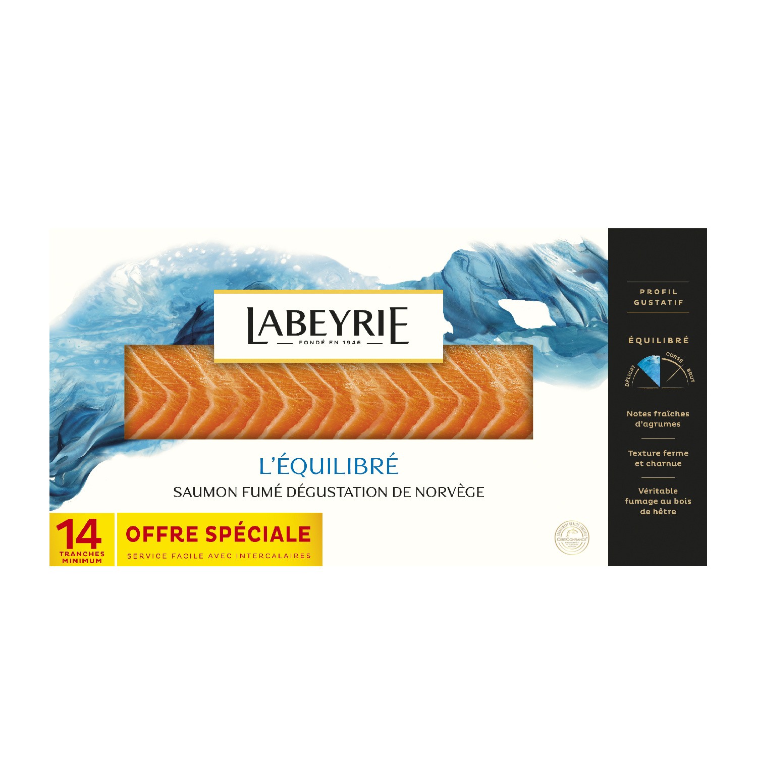 Saumon fumé Atlantique de Norvège LABEYRIE