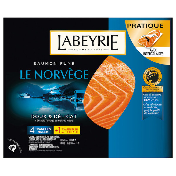 SAUMON FUMÉ DE NORVèGE LABEYRIE