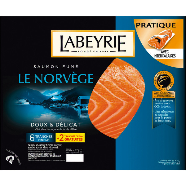 Saumon fumé Le Norvège