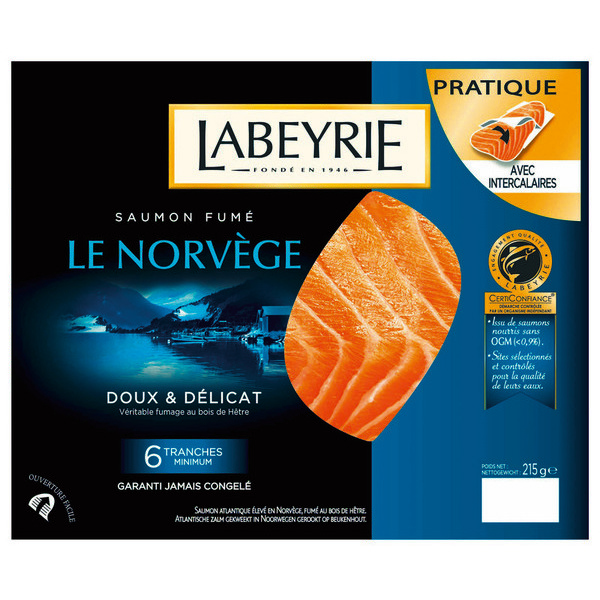 Saumon fumé Le Norvège