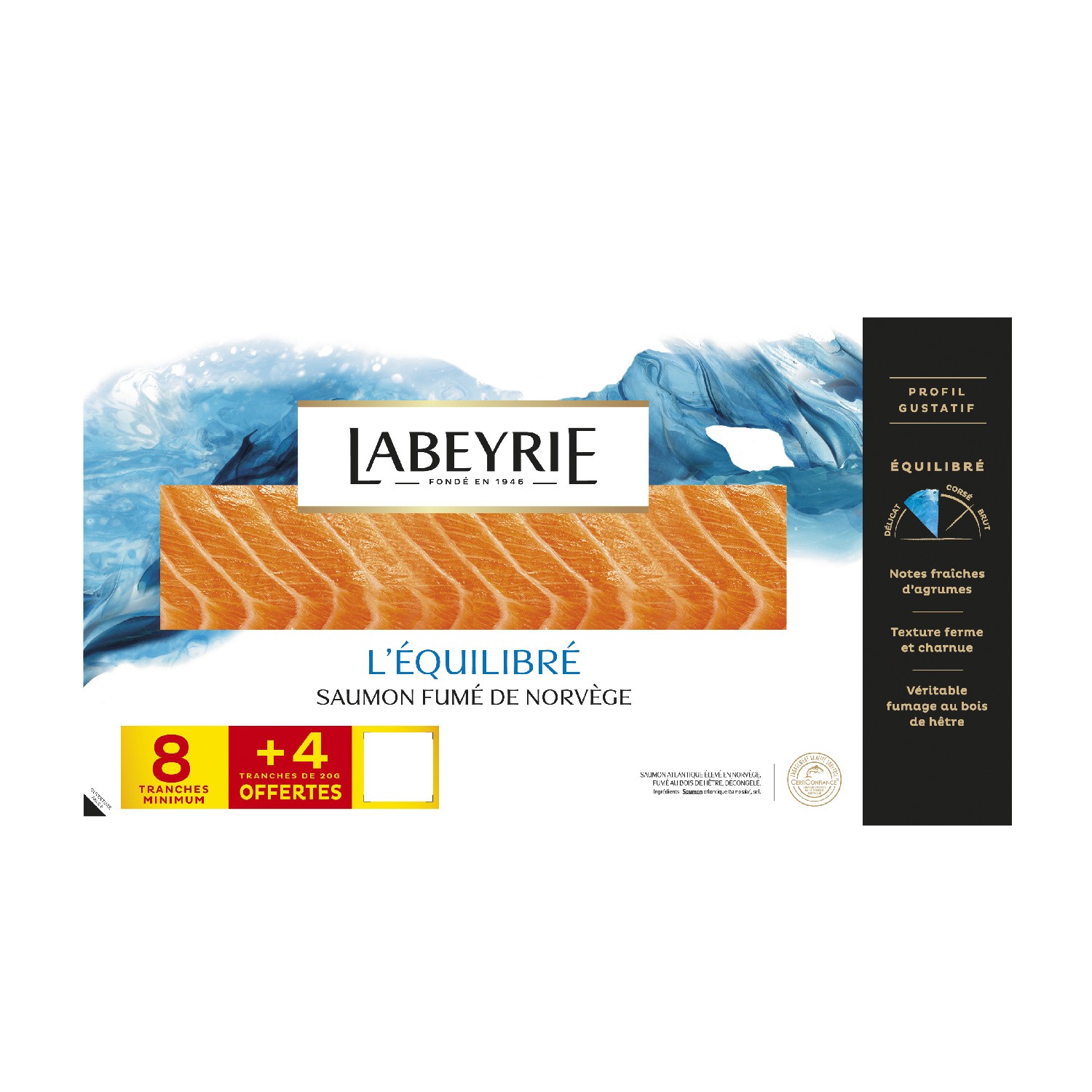 Saumon fumé Atlantique de Norvège LABEYRIE