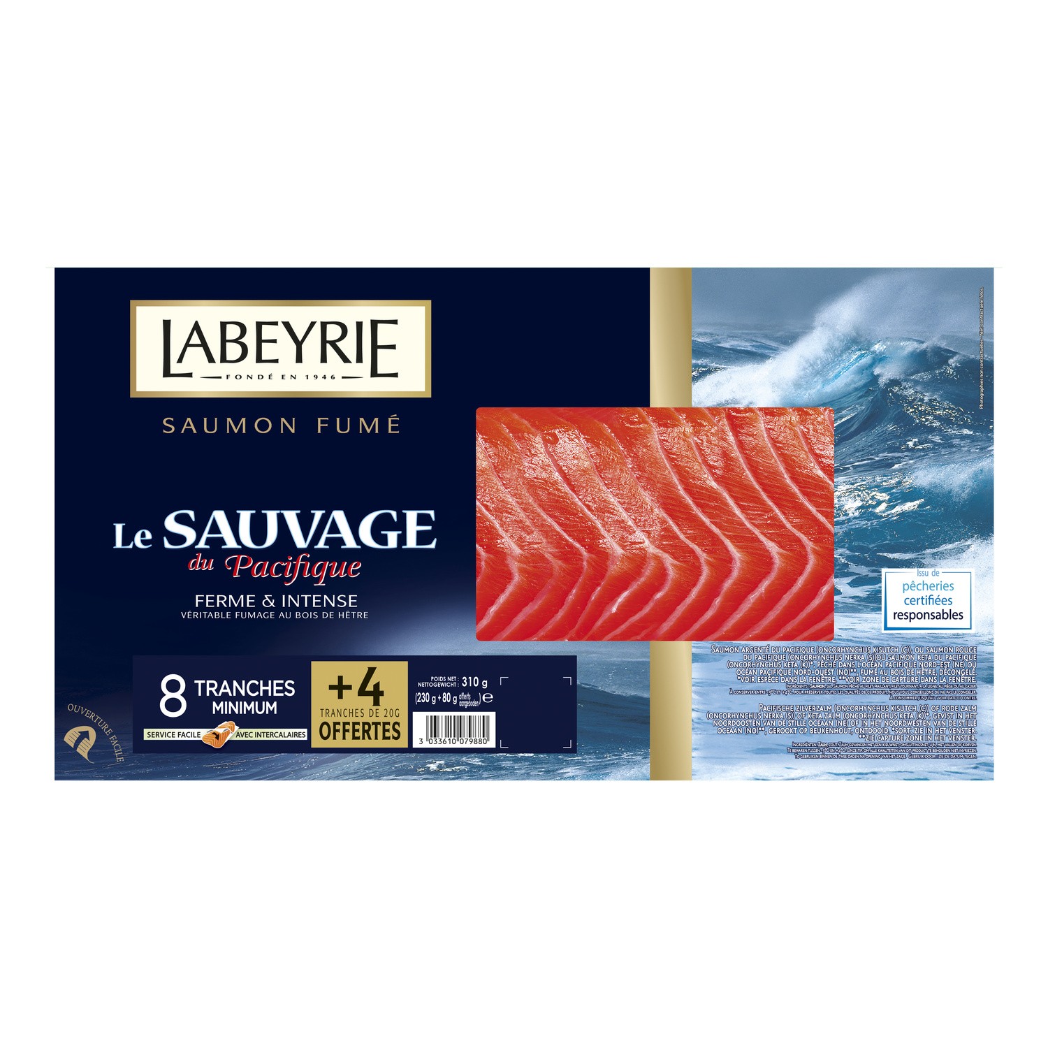 Saumon fumé sauvage LABEYRIE