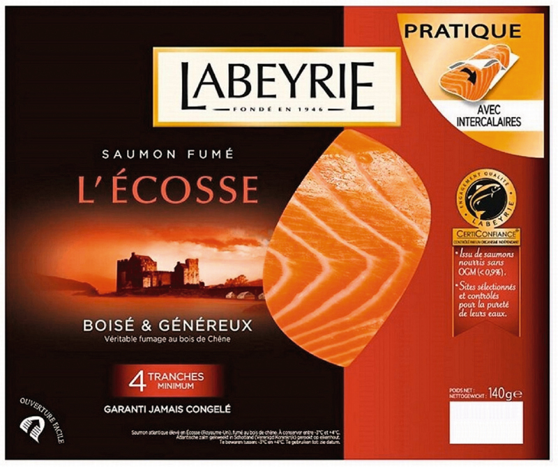 Saumon fumé 4 tranches