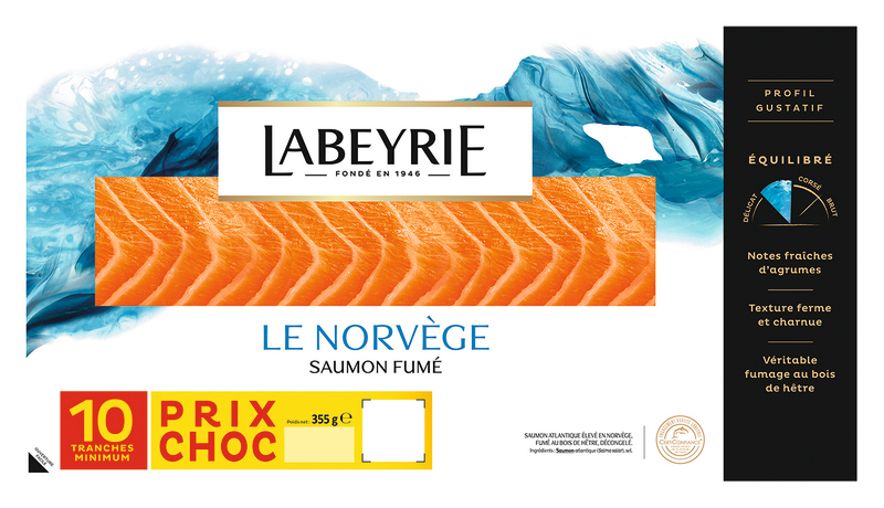 SAUMON FUMÉ NORVÈGE Labeyrie