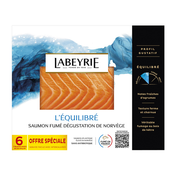 LABEYRIE Saumon fumé "Offre Spéciale" code EAN 3033610087922 