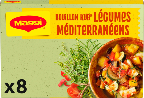  Bouillon Kub Légumes Méditerranéens Maggi code EAN 3033710083107 