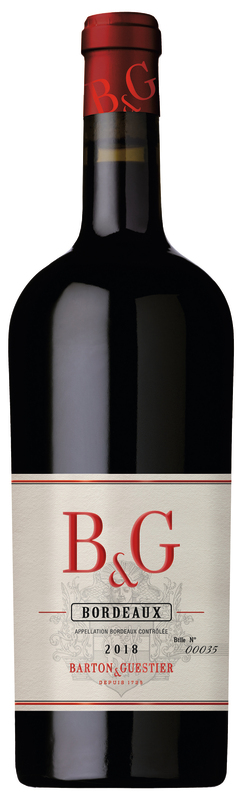 Barton & Guestier AOP BORDEAUX ROUGE Barton & Guestier code EAN 3035131123462 