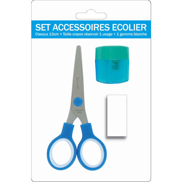 Set de 3 accessoires scolaires
