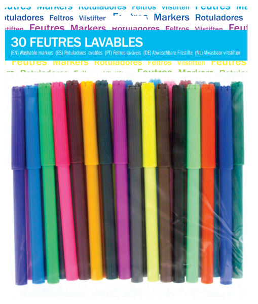 30 feutres de dessin
