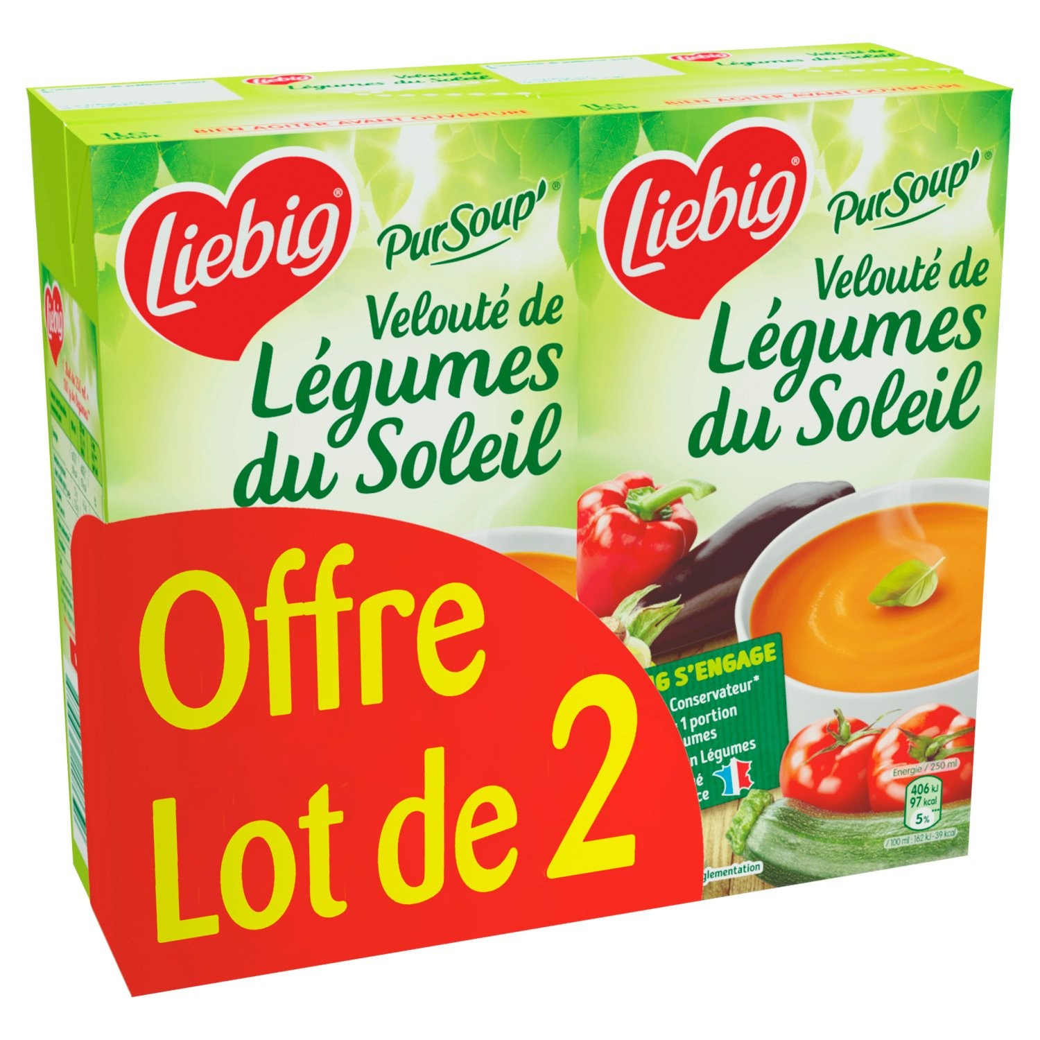 Soupe légumes du soleil LIEBIG