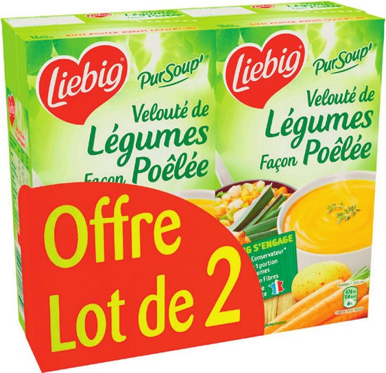 PURSOUP' VELOUTÉ DE LÉGUMES FAÇON POÊLÉE LIEBIG