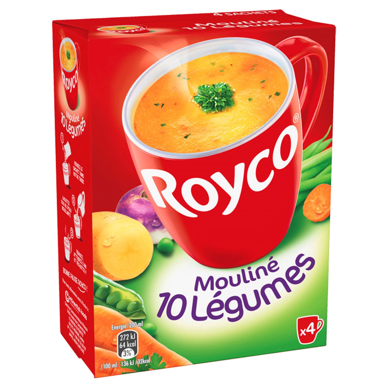 Soupe déshydratée 10 légumes