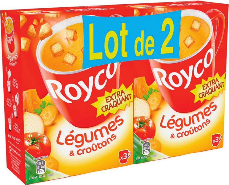 SOUPE INSTANTANÉE DÉLICE LÉGUMES EXTRA CRAQUANT...