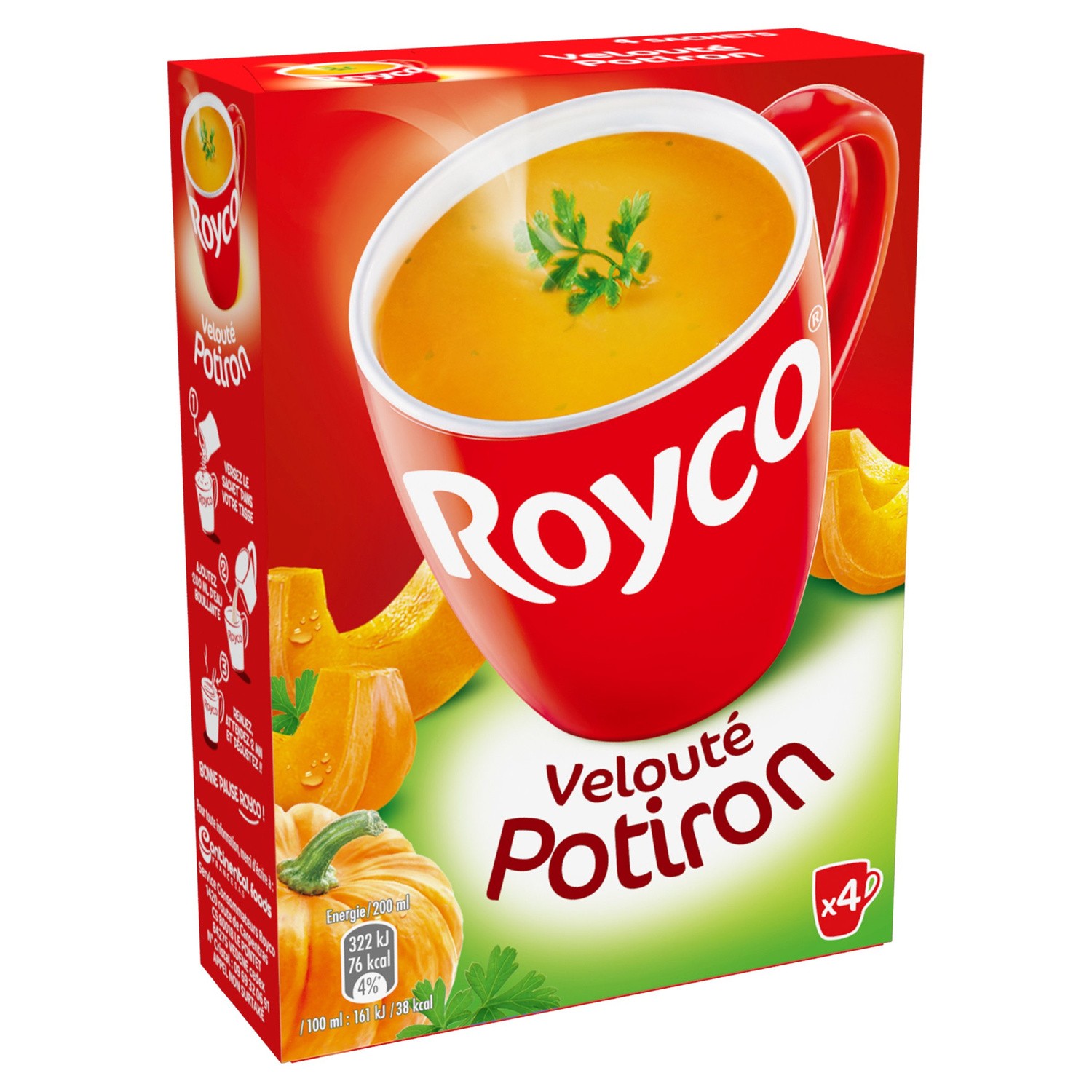 Soupe déshydratée velouté potiron ROYCO