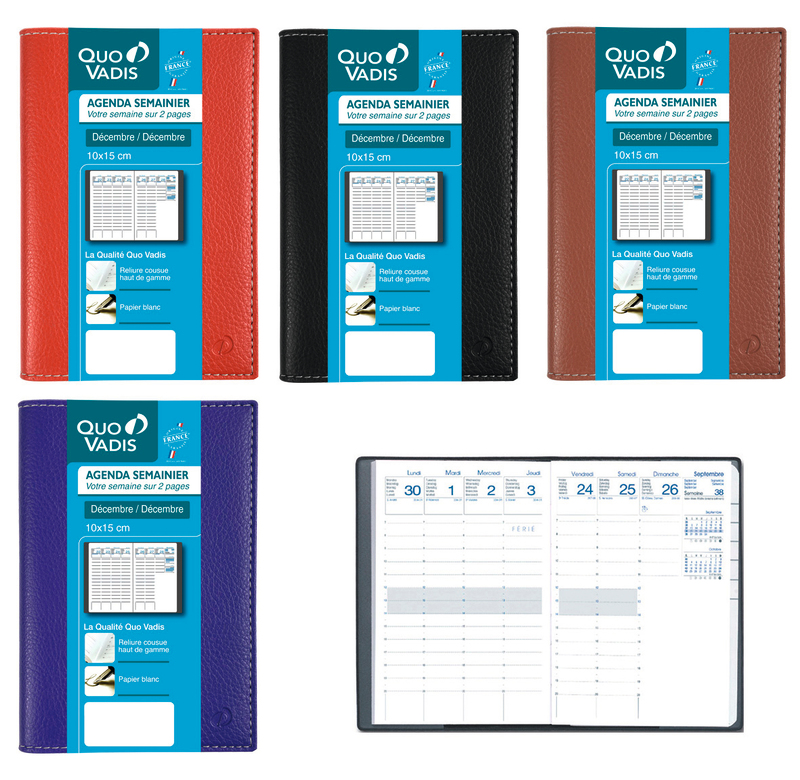  AGENDAS CIVILS QUO VADIS ARIZONA 1 JOUR PAR SEMAINE code EAN 3037920402212 
