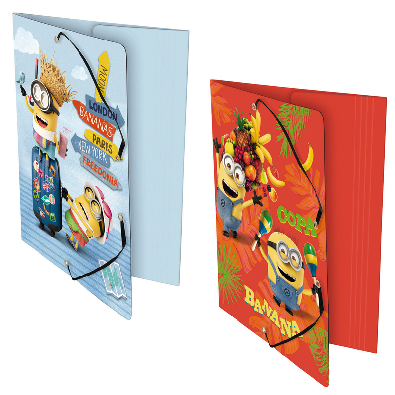 CHEMISE 3 RABATS 24X32 CM LES MINIONS