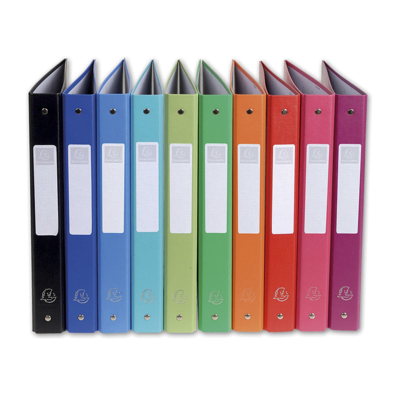 Classeur 4 anneaux dos 40 avec étiquette EXACOMPTA