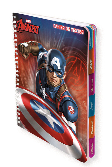 CAHIER DE TEXTE 17X22 CM AVENGERS