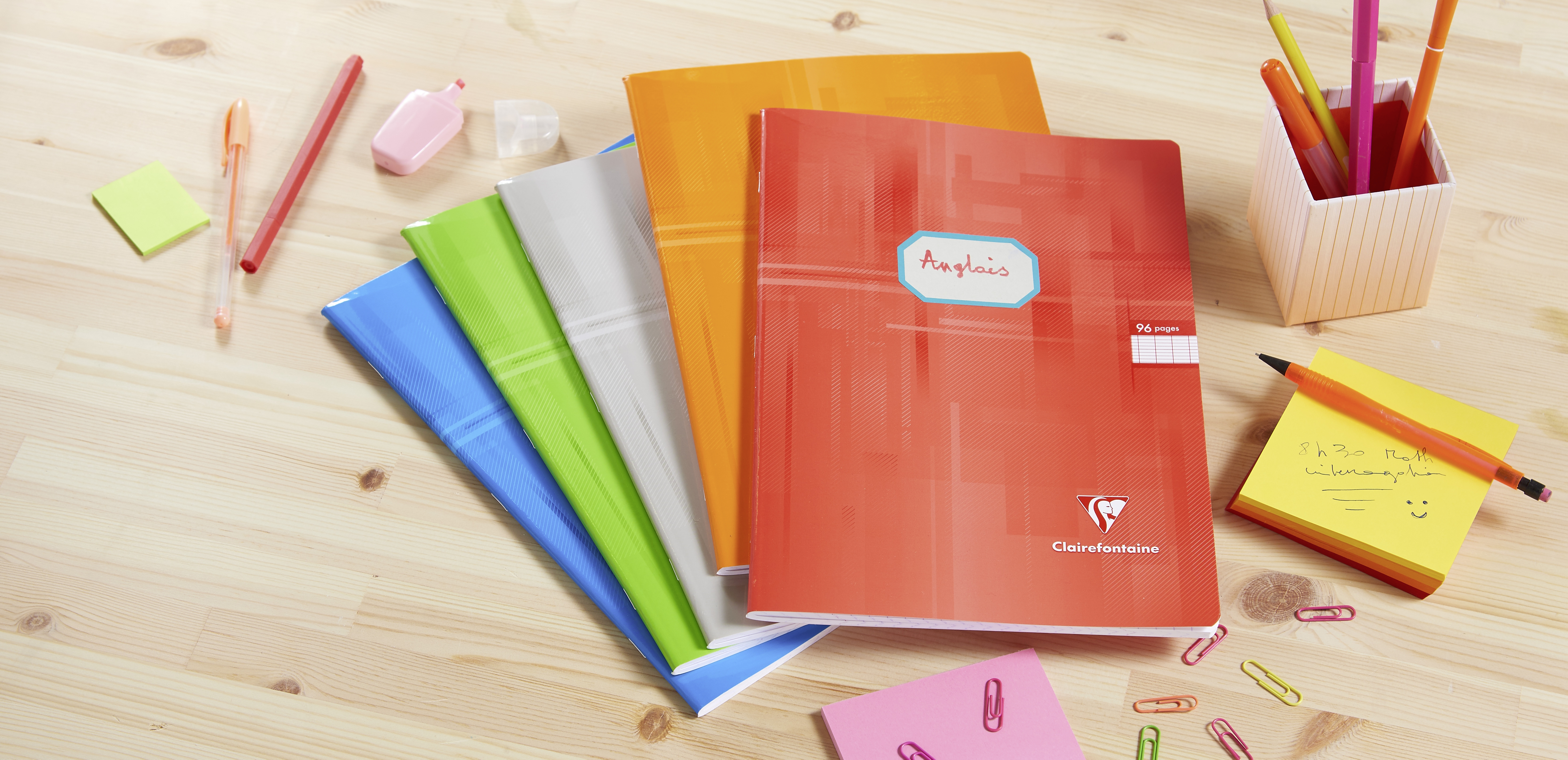 Clairefontaine 5 cahiers A4 Clairefontaine code EAN 3037928715683 